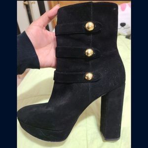 Black Suede Michael Kors boots